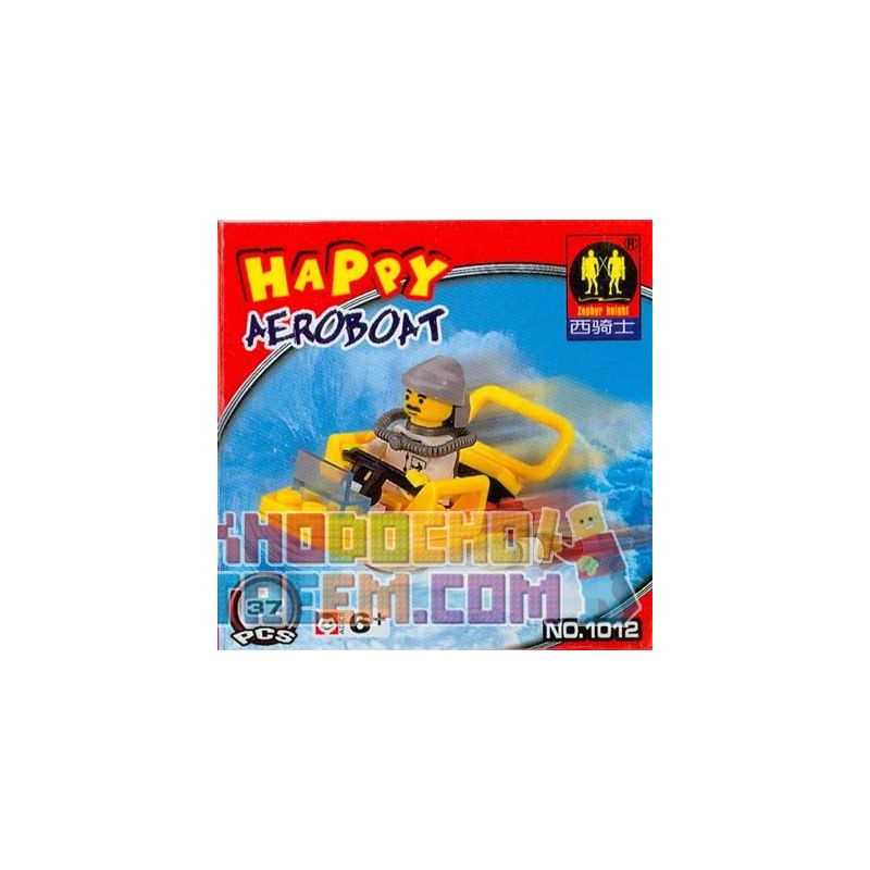 ZEPHYR KNIGHT 1012 Xếp hình kiểu  HAPPY AEROBOAT Hạnh Phúc Aeroboat. 37 khối