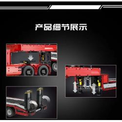 MouldKing 19005 Mould King 19005 REBRICKABLE MOC-2475 2475 MOC2475 non  MÁY KÉO KHÍ NÉN bộ đồ chơi xếp lắp ráp ghép mô hình  TRACTOR TRUCK Kỹ Thuật Công Nghệ Cao Mô Hình Phương Tiện 4511 khối