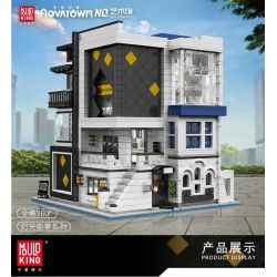 MorkModel 10201 Mork Model 10201 MouldKing 16043 Mould King 16043 REBRICKABLE MOC-67005 67005 MOC67005 non  BẢO TÀNG NGHỆ THUẬT bộ đồ chơi xếp lắp ráp ghép mô hình Modular Buildings NOVATOWN ART GALLERY SHOWCASE Mô Hình Nhà Cửa 3357 khối