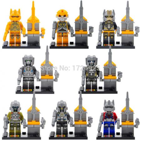 DUO LE PIN DLP9006 9006 non  TRANSFORMERS 8. bộ đồ chơi xếp lắp ráp ghép mô hình Robot Đại Chiến Người Máy Biến Hình