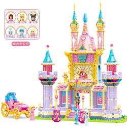 GUDI 9030 non  LÂU ĐÀI CỦA LUO LI bộ đồ chơi xếp lắp ráp ghép mô hình Yeloli 798 khối