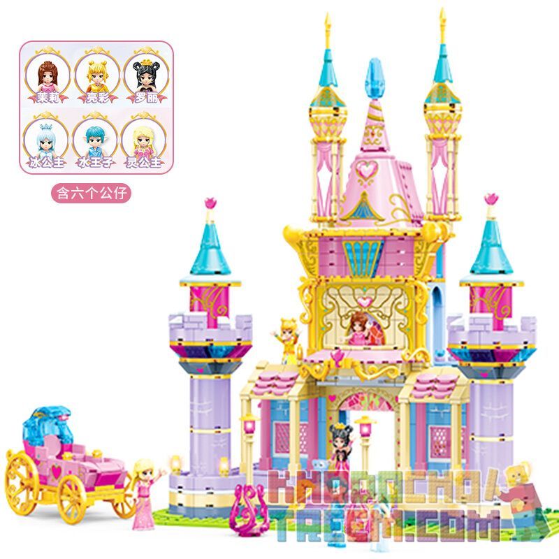 GUDI 9030 non  LÂU ĐÀI CỦA LUO LI bộ đồ chơi xếp lắp ráp ghép mô hình Yeloli 798 khối