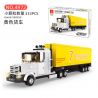 WANGE 4972 non  XE TẢI MÀU VÀNG bộ đồ chơi xếp lắp ráp ghép mô hình City GOODS VEHICLE Thành Phố 333 khối