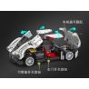 Winner 7050 non  XE ĐUA PORSCHE TRẮNG tỷ lệ 1:10 bộ đồ chơi xếp lắp ráp ghép mô hình  SUPER FERRARIED RACING CAR Kỹ Thuật Công Nghệ Cao Mô Hình Phương Tiện 2209 khối