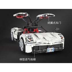 Winner 7050 non  XE ĐUA PORSCHE TRẮNG tỷ lệ 1:10 bộ đồ chơi xếp lắp ráp ghép mô hình  SUPER FERRARIED RACING CAR Kỹ Thuật Công Nghệ Cao Mô Hình Phương Tiện 2209 khối