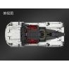 Winner 7050 non  XE ĐUA PORSCHE TRẮNG tỷ lệ 1:10 bộ đồ chơi xếp lắp ráp ghép mô hình  SUPER FERRARIED RACING CAR Kỹ Thuật Công Nghệ Cao Mô Hình Phương Tiện 2209 khối