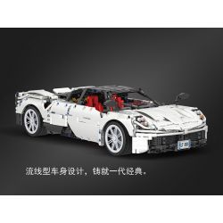 Winner 7050 non  XE ĐUA PORSCHE TRẮNG tỷ lệ 1:10 bộ đồ chơi xếp lắp ráp ghép mô hình  SUPER FERRARIED RACING CAR Kỹ Thuật Công Nghệ Cao Mô Hình Phương Tiện 2209 khối