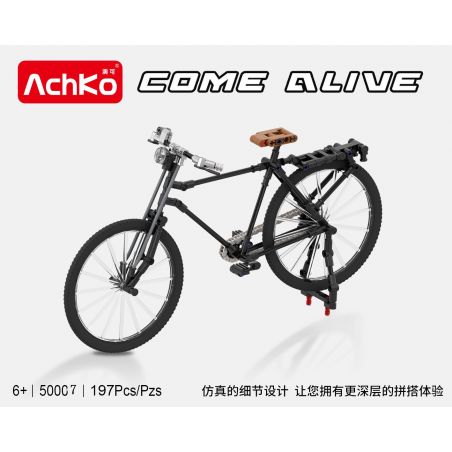 ACHKO 50007 non  XE ĐẠP CỔ bộ đồ chơi xếp lắp ráp ghép mô hình  COME ALIVE Kỹ Thuật Công Nghệ Cao Mô Hình Phương Tiện 197 khối