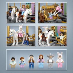 LOZ 1059 non  BĂNG CHUYỀN bộ đồ chơi xếp lắp ráp ghép mô hình CAROUSEL