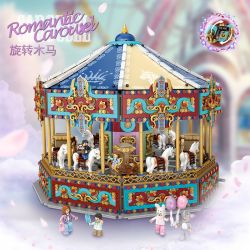 LOZ 1059 non  BĂNG CHUYỀN bộ đồ chơi xếp lắp ráp ghép mô hình CAROUSEL