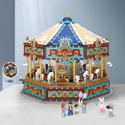 LOZ 1059 non  BĂNG CHUYỀN bộ đồ chơi xếp lắp ráp ghép mô hình CAROUSEL