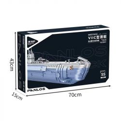 PanlosBrick 628011 Panlos Brick 628011 non  LỰC LƯỢNG TÀU NGẦM ĐỨC TRONG THẾ CHIẾN II bộ đồ chơi xếp lắp ráp ghép mô hình Military Army VIIC U-552 SUBMARINE Quân Sự Bộ Đội 6112 khối
