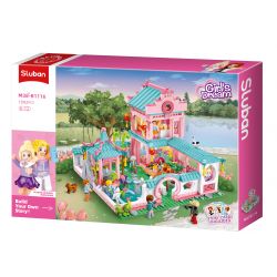 SLUBAN M38-B1116 B1116 1116 M38B1116 38-B1116 non  VỌNG HÀ CÁC bộ đồ chơi xếp lắp ráp ghép mô hình 1092 khối