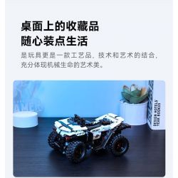 ONEBOT MITU MI OBSTMT21AIQI 21AIQI non  ATV MỌI ĐỊA HÌNH bộ đồ chơi xếp lắp ráp ghép mô hình  Kỹ Thuật Công Nghệ Cao Mô Hình Phương Tiện 490 khối