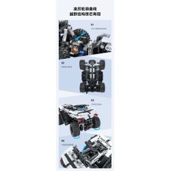 ONEBOT MITU MI OBSTMT21AIQI 21AIQI non  ATV MỌI ĐỊA HÌNH bộ đồ chơi xếp lắp ráp ghép mô hình  Kỹ Thuật Công Nghệ Cao Mô Hình Phương Tiện 490 khối