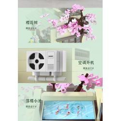 CADA DOUBLEE C66015 66015 non  CỬA HÀNG TẠP HÓA MÈO bộ đồ chơi xếp lắp ráp ghép mô hình Creator Sáng Tạo 921 khối