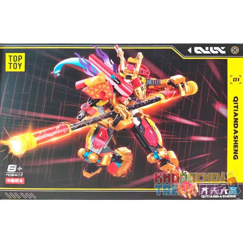 TOP TOY TC2401 2401 non  VUA KHỈ bộ đồ chơi xếp lắp ráp ghép mô hình 400 khối