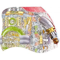 JAKI XWZB-23089 23089 XWZB23089 non  THÀNH PHỐ BĂNG MIXUE THÂN MÁY SIÊU VUA TUYẾT bộ đồ chơi xếp lắp ráp ghép mô hình 800 khối