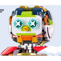 JAKI XWZB-23089 23089 XWZB23089 non  THÀNH PHỐ BĂNG MIXUE THÂN MÁY SIÊU VUA TUYẾT bộ đồ chơi xếp lắp ráp ghép mô hình 800 khối