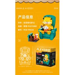 PLEYERID M38-P8028 P8028 8028 M38P8028 38-P8028 non  CÂU CHUYỆN TẠI NHÀ CỦA GARFIELD bộ đồ chơi xếp lắp ráp ghép mô hình Movie & Game Phim Và Trò Chơi