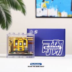 BUILDABLE X6136 6136 non  CƯỚP NGÂN HÀNG LỚN bộ đồ chơi xếp lắp ráp ghép mô hình Super Heroes THE BANK HEIST Siêu Nhân Anh Hùng 422 khối