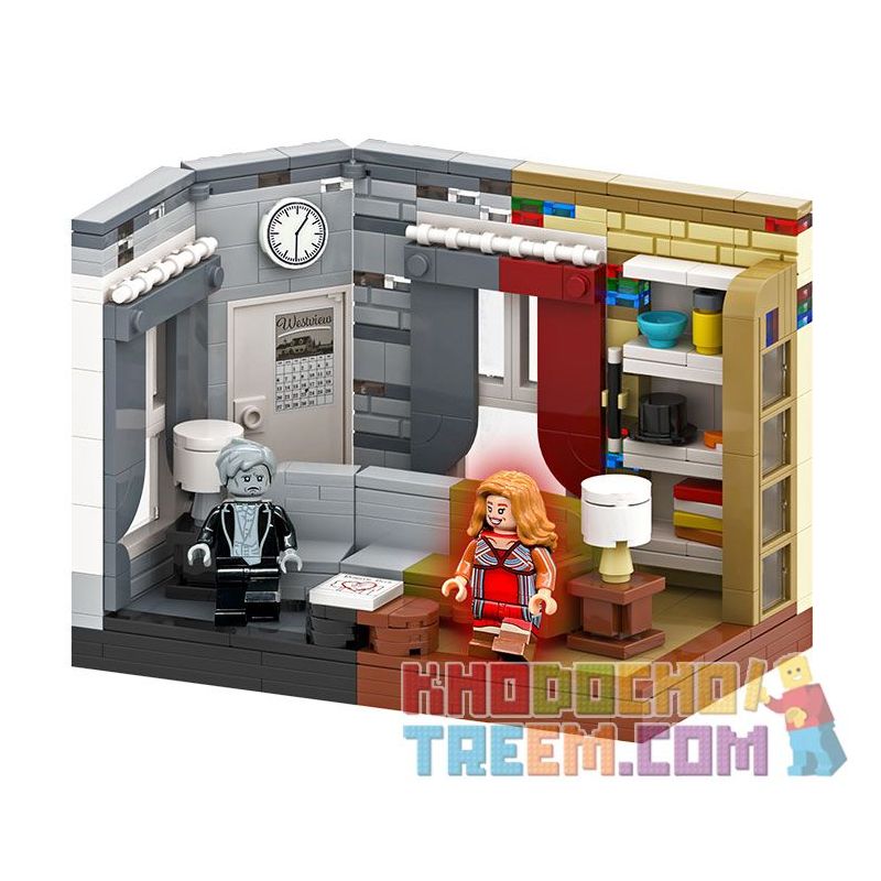 BUILDABLE X6135 6135 non  CÂU CHUYỆN HƯỚNG TÂY bộ đồ chơi xếp lắp ráp ghép mô hình Super Heroes THE WESTVIEW STORIES Siêu Nhân Anh Hùng 433 khối