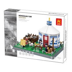 WANGE LIGAO DR.LUCK 4225 non  YURTS KHU TỰ TRỊ NỘI MÔNG TRUNG QUỐC bộ đồ chơi xếp lắp ráp ghép mô hình MONGOLIAN YURT 778 khối
