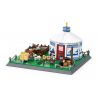 WANGE LIGAO DR.LUCK 4225 non  YURTS KHU TỰ TRỊ NỘI MÔNG TRUNG QUỐC bộ đồ chơi xếp lắp ráp ghép mô hình MONGOLIAN YURT 778 khối
