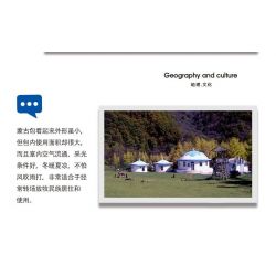 WANGE LIGAO DR.LUCK 4225 non  YURTS KHU TỰ TRỊ NỘI MÔNG TRUNG QUỐC bộ đồ chơi xếp lắp ráp ghép mô hình MONGOLIAN YURT 778 khối