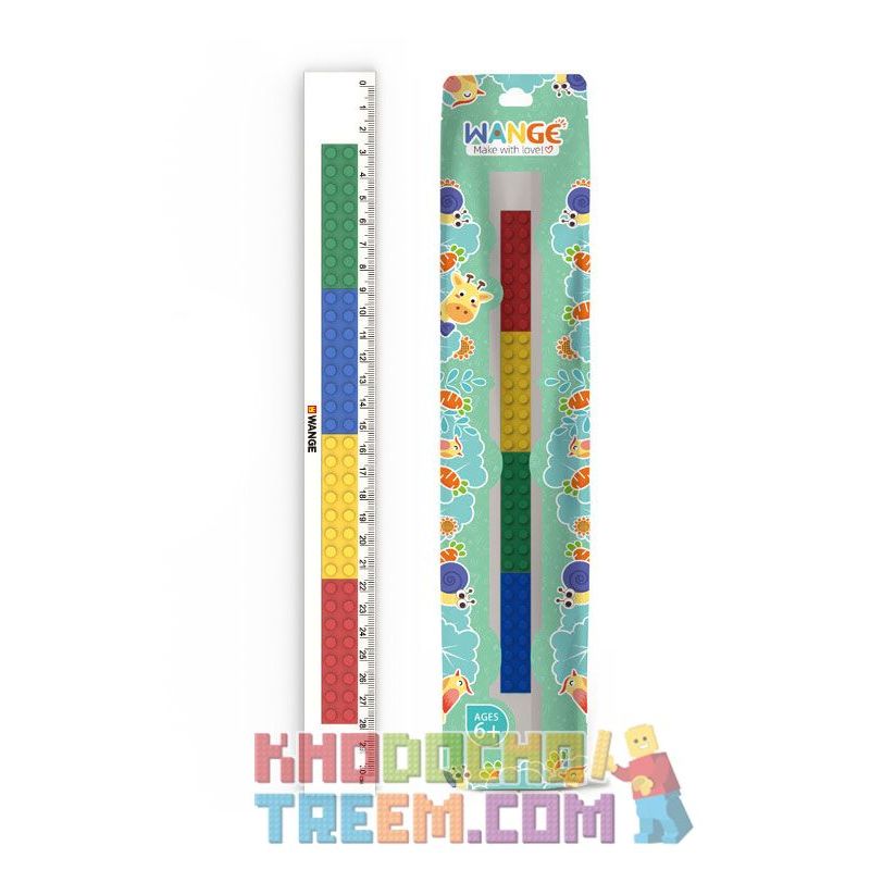 WANGE LIGAO DR.LUCK 6902 non  THƯỚC KẺ DÀI 30 CM bộ đồ chơi xếp lắp ráp ghép mô hình Gear BRICK RULER Đồ Lắp Ghép