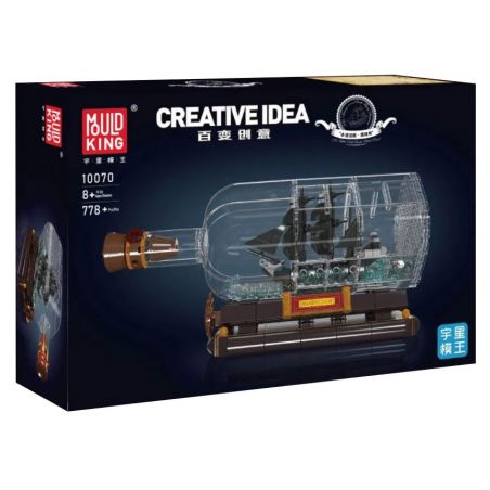 MouldKing 10070 Mould King 10070 non  CHAI TRÔI NHỎ BLACK PEARL bộ đồ chơi xếp lắp ráp ghép mô hình Arts & Crafts 778 khối