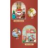 GEKKOSHA 804002 non  NGÔI NHÀ GIÁNG SINH DỄ THƯƠNG bộ đồ chơi xếp lắp ráp ghép mô hình Creator MERRY CHRISTMAS Sáng Tạo