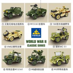 Kazi KY82057 82057 non  MÁY KÉO NỬA RAY 8 TỔ HỢP bộ đồ chơi xếp lắp ráp ghép mô hình Military Army SDKFZ 7 HALF TRACK TRACTOR Quân Sự Bộ Đội 978 khối
