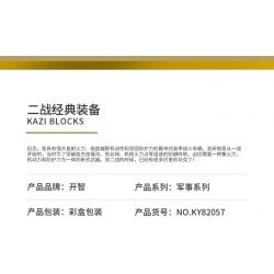 Kazi KY82057 82057 non  MÁY KÉO NỬA RAY 8 TỔ HỢP bộ đồ chơi xếp lắp ráp ghép mô hình Military Army SDKFZ 7 HALF TRACK TRACTOR Quân Sự Bộ Đội 978 khối