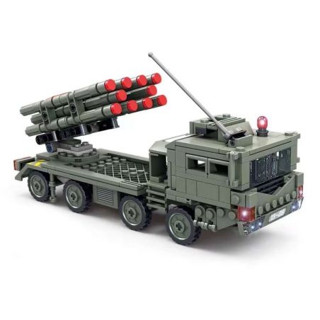 Kazi KY84160 84160 non  ĐẠI BÀNG SỨC MẠNH QUỐC GIA MỚI BỆ PHÓNG TÊN LỬA BÁNH XE TẦM XA AR3 bộ đồ chơi xếp lắp ráp ghép mô hình Military Army ALL MILITARY FORCES ARE DEPLOYED Quân Sự Bộ Đội 402 khối