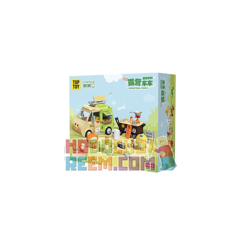 TOP TOY TC2015 2015 non  PARROT BEBE CAMPING XE CẮM TRẠI bộ đồ chơi xếp lắp ráp ghép mô hình Movie & Game RECREATIONAL VEHICLE Phim Và Trò Chơi 410 khối