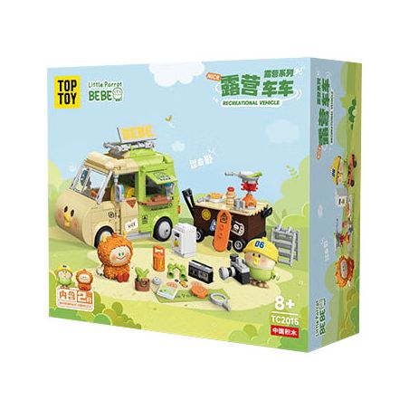 TOP TOY TC2015 2015 non  PARROT BEBE CAMPING XE CẮM TRẠI bộ đồ chơi xếp lắp ráp ghép mô hình Movie & Game RECREATIONAL VEHICLE Phim Và Trò Chơi 410 khối
