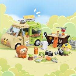 TOP TOY TC2015 2015 non  PARROT BEBE CAMPING XE CẮM TRẠI bộ đồ chơi xếp lắp ráp ghép mô hình Movie & Game RECREATIONAL VEHICLE Phim Và Trò Chơi 410 khối