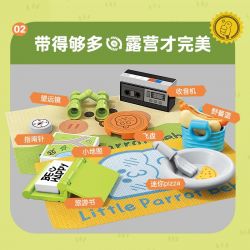 TOP TOY TC2015 2015 non  PARROT BEBE CAMPING XE CẮM TRẠI bộ đồ chơi xếp lắp ráp ghép mô hình Movie & Game RECREATIONAL VEHICLE Phim Và Trò Chơi 410 khối