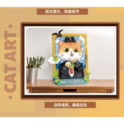 TOP TOY TC1513 1513 non  BẢO TÀNG NGHỆ THUẬT QI MEOW CON TRAI CỦA NGÔI SAO bộ đồ chơi xếp lắp ráp ghép mô hình Arts & Crafts CAT ART MUSEUM THE SON OF MAN