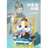 TOP TOY TC1511 1511 non  BẢO TÀNG NGHỆ THUẬT QIMIAO CON MÈO THỔI SÁO bộ đồ chơi xếp lắp ráp ghép mô hình Arts & Crafts CAT ART MUSEUM THE FIFER