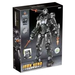 THULE 6017 non  CỖ MÁY CHIẾN TRANH MARK bộ đồ chơi xếp lắp ráp ghép mô hình Super Heroes IRON HERO Siêu Nhân Anh Hùng 1858 khối