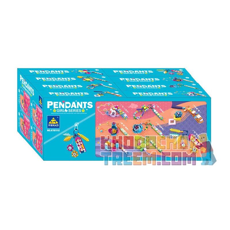 Kazi KY81112 81112 non  MẶT DÂY CHUYỀN bộ đồ chơi xếp lắp ráp ghép mô hình Dots PENDANTS 648 khối