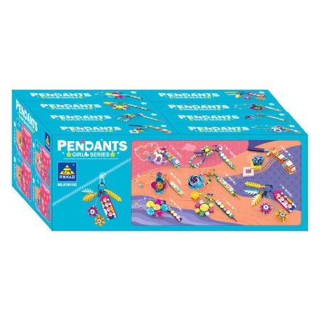 Kazi KY81112 81112 non  MẶT DÂY CHUYỀN bộ đồ chơi xếp lắp ráp ghép mô hình Dots PENDANTS 648 khối