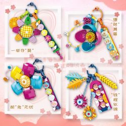 Kazi KY81112 81112 non  MẶT DÂY CHUYỀN bộ đồ chơi xếp lắp ráp ghép mô hình Dots PENDANTS 648 khối