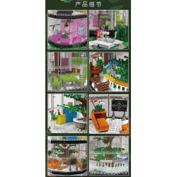 MouldKing 16013 Mould King 16013 non  THÁP TRONG SUỐT bộ đồ chơi xếp lắp ráp ghép mô hình Creator TRANSPARENT TOWER Sáng Tạo 3466 khối