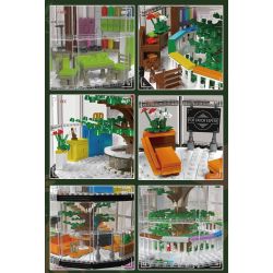 MouldKing 16013 Mould King 16013 non  THÁP TRONG SUỐT bộ đồ chơi xếp lắp ráp ghép mô hình Creator TRANSPARENT TOWER Sáng Tạo 3466 khối