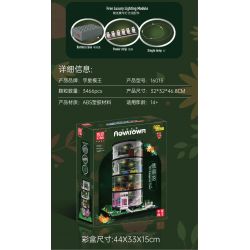 MouldKing 16013 Mould King 16013 non  THÁP TRONG SUỐT bộ đồ chơi xếp lắp ráp ghép mô hình Creator TRANSPARENT TOWER Sáng Tạo 3466 khối