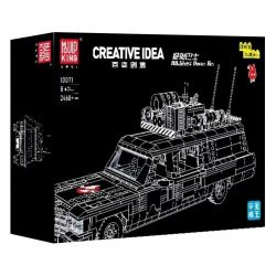 MouldKing 10071 Mould King 10071 non  XE BUÝT MA bộ đồ chơi xếp lắp ráp ghép mô hình Creator GHOST HUNTER BUS Sáng Tạo 2468 khối