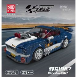 MouldKing 27048 Mould King 27048 non  MUSTANG 1967 bộ đồ chơi xếp lắp ráp ghép mô hình Speed Champions Racing Cars MINI LUXURY CAR MUSTANG 1967 Đua Xe Công Thức 376 khối